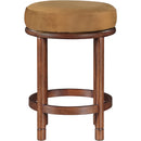  Color_Saddle -- Monette Saddle Velvet Upholstered Counter Stool IMAGE 3
