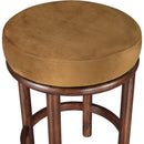  Color_Saddle -- Monette Saddle Velvet Upholstered Counter Stool IMAGE 4