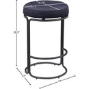  Color_Black -- Meridian Madison Counter Height Stool IMAGE 8