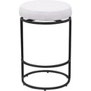  Color_Cream -- Madison Cream Vegan Leather Upholstered Counter Stool IMAGE 3