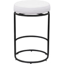 Meridian Madison Cream Vegan Leather Counter Stool IMAGE 5