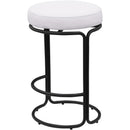  Color_Cream -- Madison Cream Vegan Leather Upholstered Counter Stool IMAGE 6