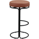  Color_Cognac -- Madison Cognac Vegan Leather Upholstered Bar Stool IMAGE 4