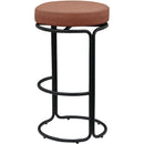  Color_Cognac -- Madison Cognac Vegan Leather Upholstered Bar Stool IMAGE 6