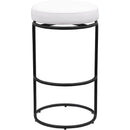  Color_Cream -- Madison Cream Vegan Leather Upholstered Bar Stool IMAGE 3
