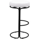  Color_Cream -- Madison Cream Vegan Leather Upholstered Bar Stool IMAGE 4