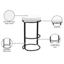  Color_Cream -- Madison Cream Vegan Leather Upholstered Bar Stool IMAGE 8