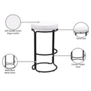 Meridian Madison Cream Vegan Leather Bar Stool IMAGE 8