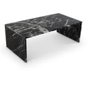  Meridian Vernazza Black Marble Coffee Table IMAGE 1