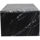  Meridian Vernazza Black Marble Coffee Table IMAGE 4