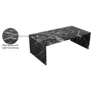  Meridian Vernazza Black Marble Coffee Table IMAGE 9