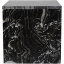  Meridian Vernazza Black Marble End / Side Table IMAGE 4