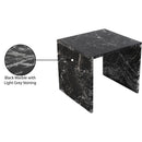  Meridian Vernazza Black Marble End / Side Table IMAGE 9