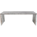  Meridian Vernazza Brown Marble Coffee Table IMAGE 3