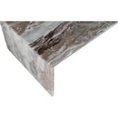  Meridian Vernazza Brown Marble Coffee Table IMAGE 6
