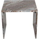  Meridian Vernazza Brown Marble End / Side Table IMAGE 5