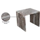  Meridian Vernazza Brown Marble End / Side Table IMAGE 9