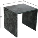 Meridian Vernazza Green Marble End / Side Table IMAGE 8