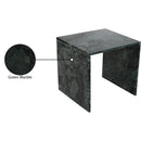 Meridian Vernazza Green Marble End / Side Table IMAGE 9