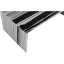  Meridian Vernazza Panda Marble Coffee Table IMAGE 6