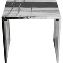  Meridian Vernazza Panda Marble End / Side Table IMAGE 5