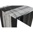  Meridian Vernazza Panda Marble End / Side Table IMAGE 6