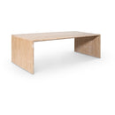  Meridian Vernazza Natural Travertine Coffee Table IMAGE 1
