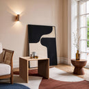  Meridian Vernazza Natural Travertine End / Side Table IMAGE 2