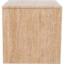  Meridian Vernazza Natural Travertine End / Side Table IMAGE 3