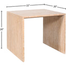  Meridian Vernazza Natural Travertine End / Side Table IMAGE 7