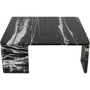 Meridian Livorno Black Marble Coffee Table IMAGE 4