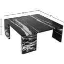  Meridian Livorno Black Marble Coffee Table IMAGE 7