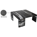 Meridian Livorno Black Marble Coffee Table IMAGE 8