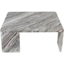  Meridian Livorno Brown Marble Coffee Table IMAGE 4