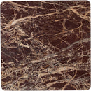  Meridian Livorno Burgundy Marble Coffee Table IMAGE 5