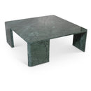  Meridian Livorno Green Marble Coffee Table IMAGE 1