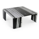  Meridian Livorno Panda Marble Coffee Table IMAGE 1