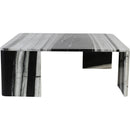  Meridian Livorno Panda Marble Coffee Table IMAGE 3