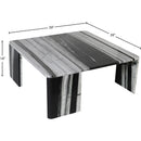  Meridian Livorno Panda Marble Coffee Table IMAGE 7