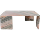  Meridian Livorno Pink Marble Coffee Table IMAGE 3