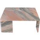  Meridian Livorno Pink Marble Coffee Table IMAGE 4