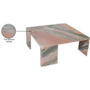  Meridian Livorno Pink Marble Coffee Table IMAGE 8