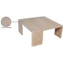  Meridian Livorno Natural Travertine Coffee Table IMAGE 8