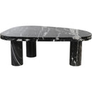  Meridian Messina Black Marble Coffee Table IMAGE 4