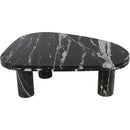  Meridian Messina Black Marble Coffee Table IMAGE 5