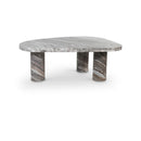  Meridian Messina Brown Marble Coffee Table IMAGE 1