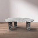  Meridian Messina Brown Marble Coffee Table IMAGE 2