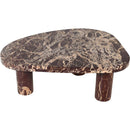  Meridian Messina Burgundy Marble Coffee Table IMAGE 5