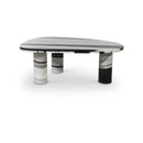  Meridian Messina Panda Marble Coffee Table IMAGE 1
