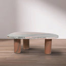  Meridian Messina Pink Marble Coffee Table IMAGE 2